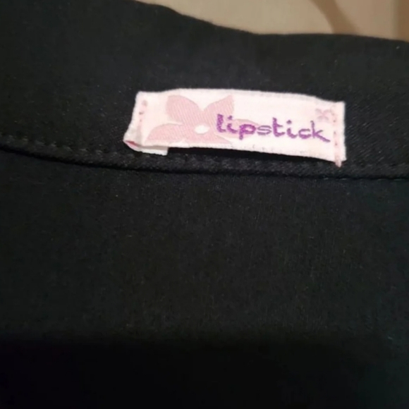 Cropped black Button Jacket - Picture 4 of 5